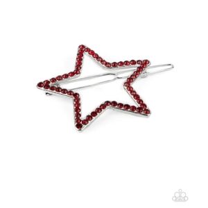 Stellar Standout Red Hairclip